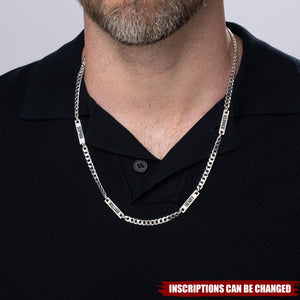 Personalized Engraved Inscriptions Cosmos Necklace