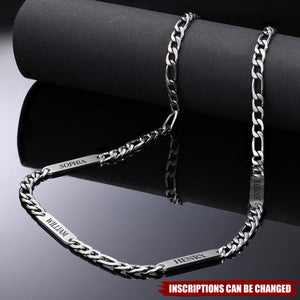 Personalized Engraved Inscriptions Cosmos Necklace