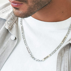 Personalized Engraved Inscriptions Cosmos Necklace