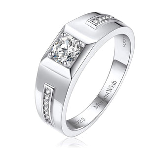 Custom Birthstone Signet Band Ring Gift for Dad, Papa, Husband