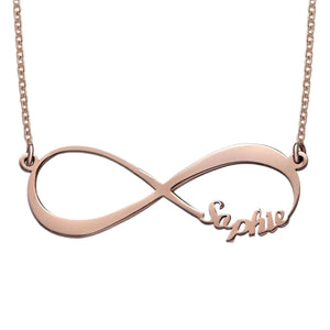 Forever Love Pendant Family Personalized Infinity Name Necklace
