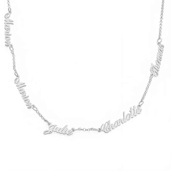 Personalized Multiple Name Necklace