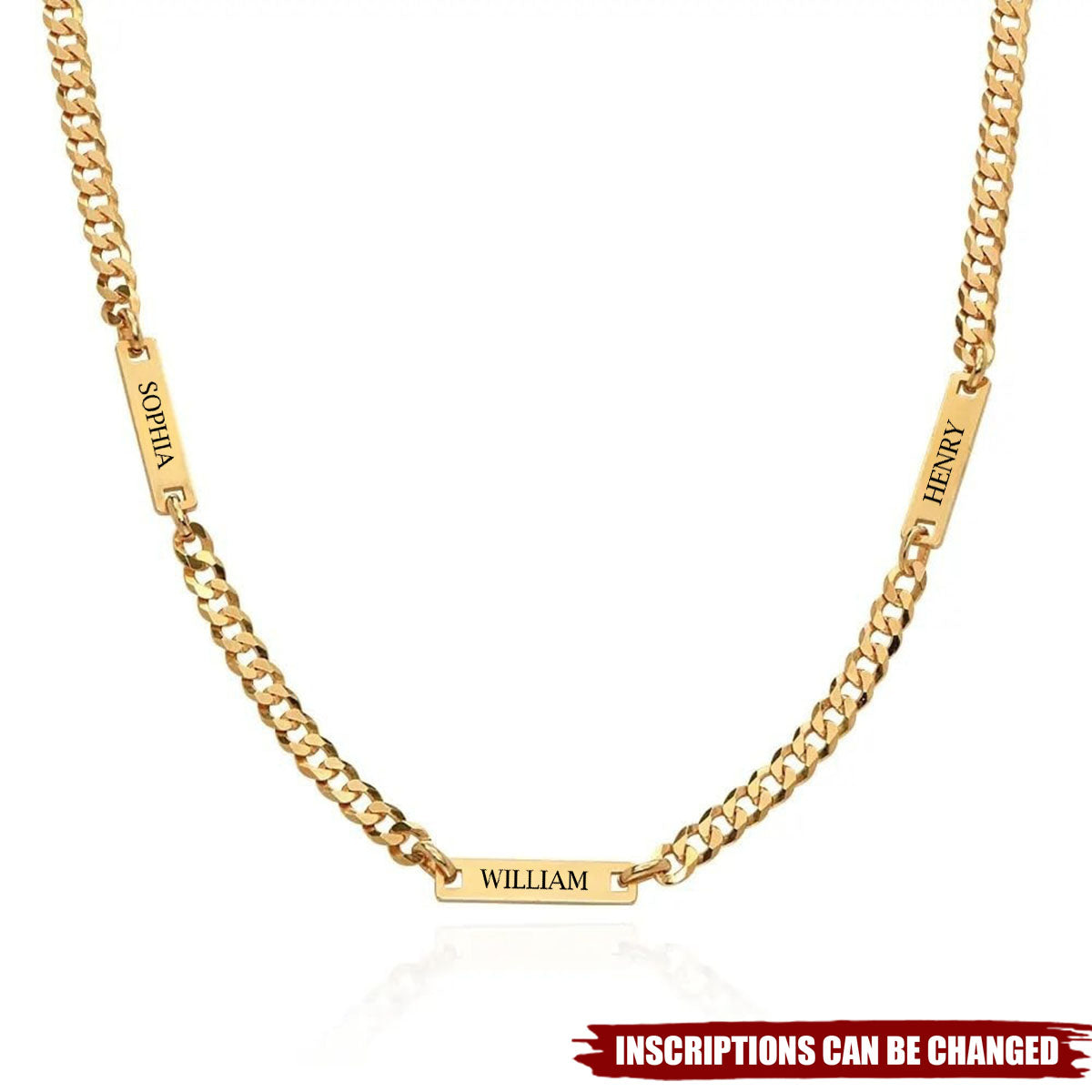 Personalized Engraved Inscriptions Cosmos Necklace