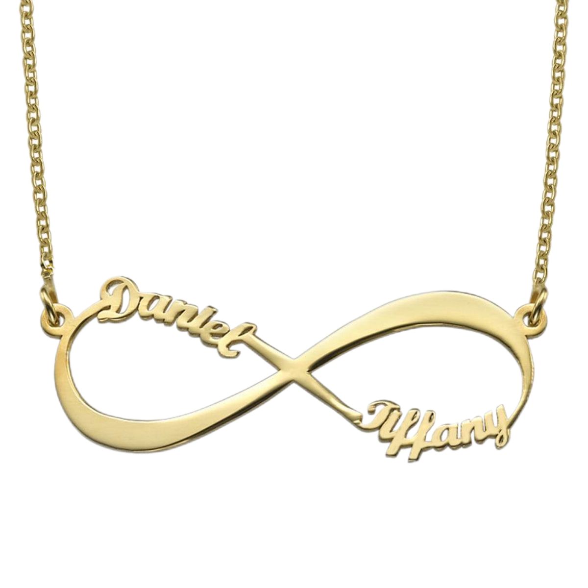 Forever Love Pendant Family Personalized Infinity Name Necklace