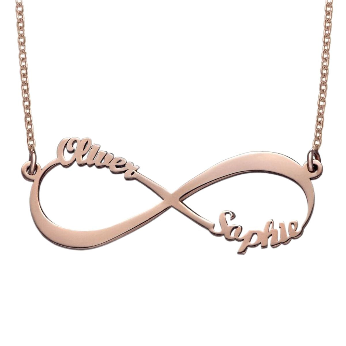 Forever Love Pendant Family Personalized Infinity Name Necklace
