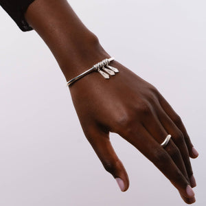 Personalized Initial Bangle Bracelet